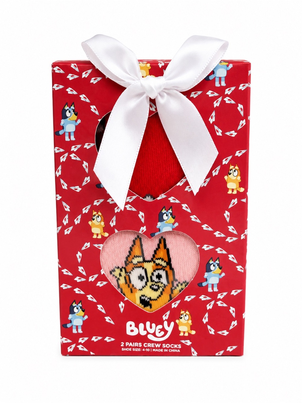 Bluey 2 Pair Crew Socks Set